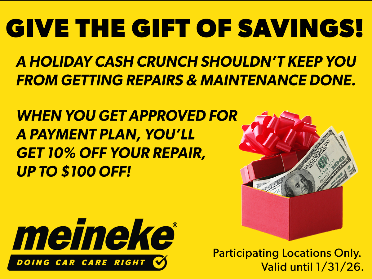 Meineke Car Care | Holiday Savings | Coupon